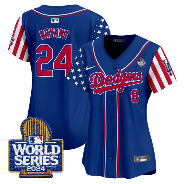Women's Dodgers American Style 2024 World Series Vapor Premier Limited Jersey V2 - All Stitched - Image 26