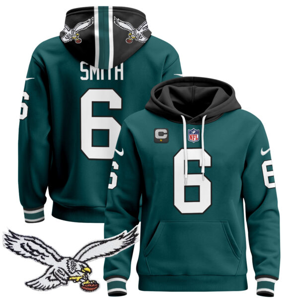 Men's Philadelphia Eagles 2024 Pullover Hoodie - All Stitched - Image 29