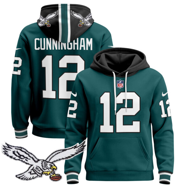 Men's Philadelphia Eagles 2024 Pullover Hoodie - All Stitched - Image 30