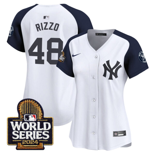 Women's Yankees 2024 World Series Vapor Premier Limited Jersey - All Stitched - Image 47