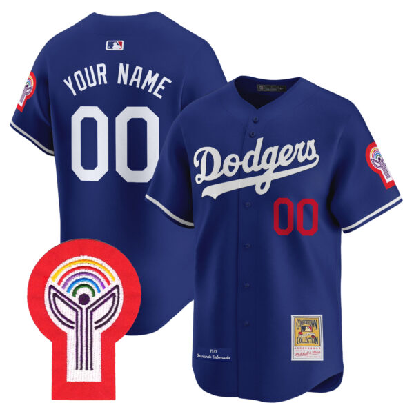Dodgers 1981 Cooperstown Custom Jersey - All Stitched - Image 2