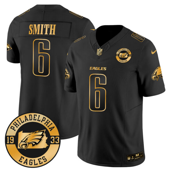 Men's Eagles 2024 Gold Vapor Limited Jersey - Est. 1933 Patch - All Stitched - Image 21