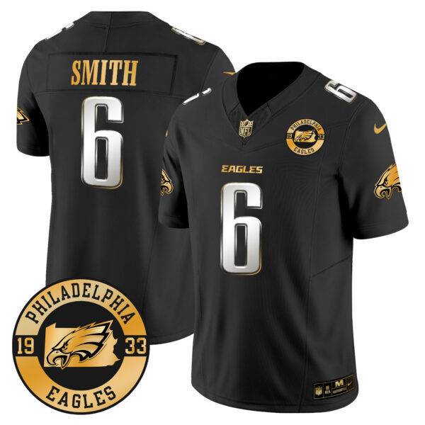 Men's Eagles 2024 Gold Vapor Limited Jersey - Est. 1933 Patch - All Stitched - Image 29