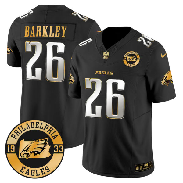 Men's Eagles 2024 Gold Vapor Limited Jersey - Est. 1933 Patch - All Stitched - Image 25