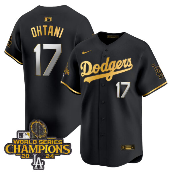 Men's Dodgers 2024 World Series Champions Patch Vapor Premier Limited Jersey - All Stitched - Image 42