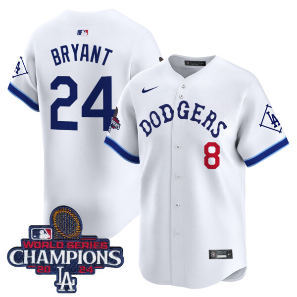 Men's Dodgers Tribute 2024 World Series Champions Vapor Premier Limited Jersey - All Stitched - Image 22
