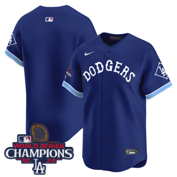 Men's Dodgers Tribute 2024 World Series Champions Vapor Premier Limited Jersey - All Stitched - Image 18