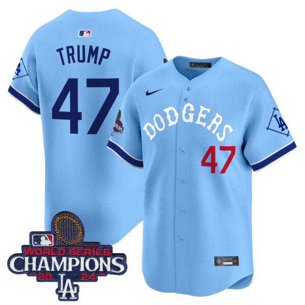 Men's Dodgers Tribute 2024 World Series Champions Vapor Premier Limited Jersey - All Stitched - Image 8