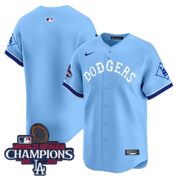 Men's Dodgers Tribute 2024 World Series Champions Vapor Premier Limited Jersey - All Stitched - Image 9