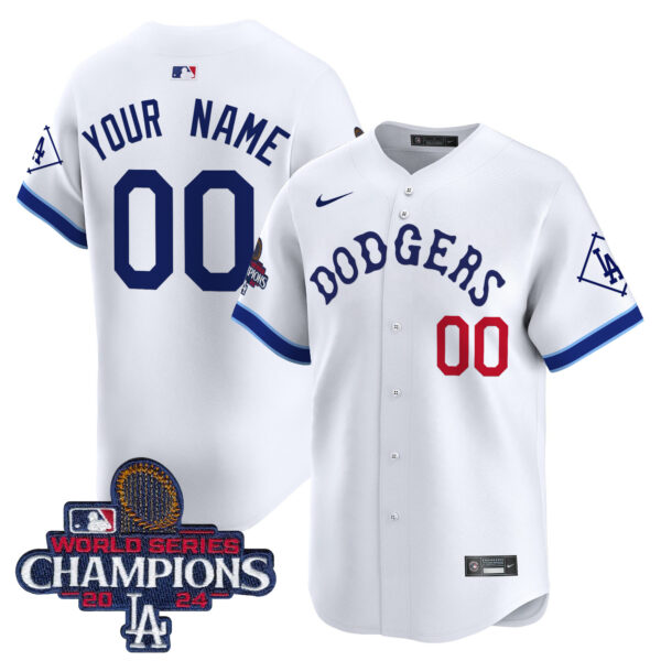 Dodgers Tribute 2024 World Series Champions Vapor Premier Limited Custom Jersey - All Stitched - Image 3