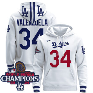 Men's Dodgers 2024 World Series Champions Pullover Hoodie - All Stitched