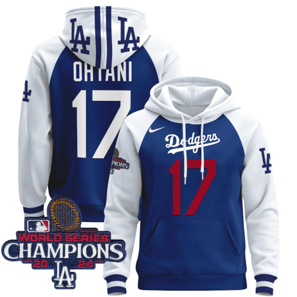 Men's Dodgers 2024 World Series Champions Pullover Hoodie - All Stitched - Image 32