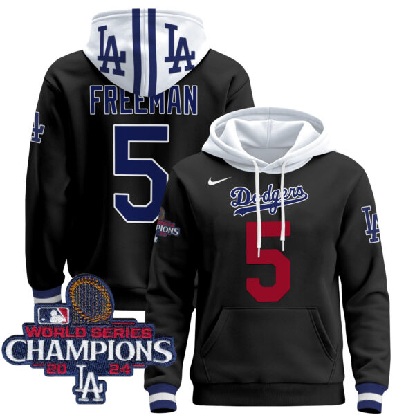 Men's Dodgers 2024 World Series Champions Pullover Hoodie - All Stitched - Image 43