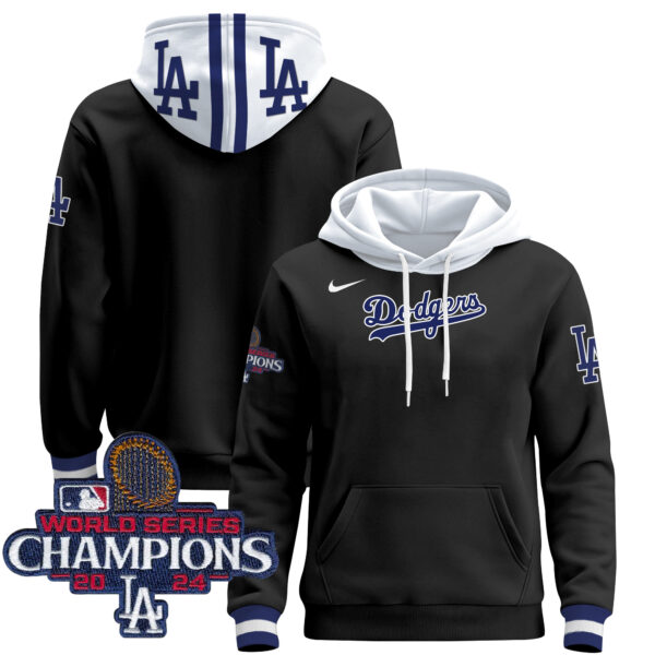 Men's Dodgers 2024 World Series Champions Pullover Hoodie - All Stitched - Image 50