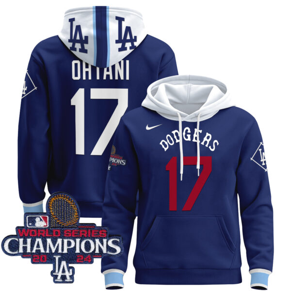 Men's Dodgers Tribute 2024 World Series Champions Pullover Hoodie - All Stitched - Image 10