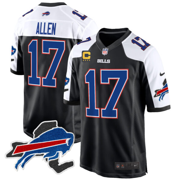 Men's Buffalo Bills New York Patch Game Jersey - All Stitched