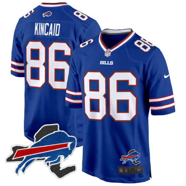 Men's Buffalo Bills New York Patch Game Jersey - All Stitched - Image 18