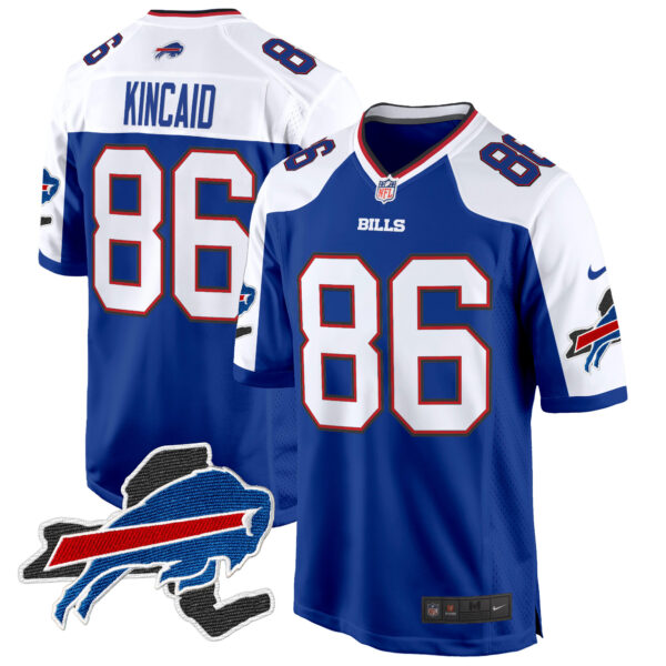 Men's Buffalo Bills New York Patch Game Jersey - All Stitched - Image 12