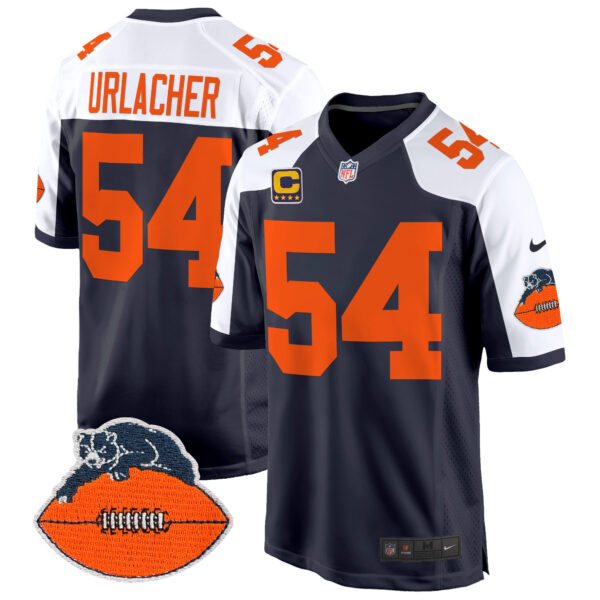 Men's Chicago Bears Throwback Game Jersey - All Stitched - Image 4