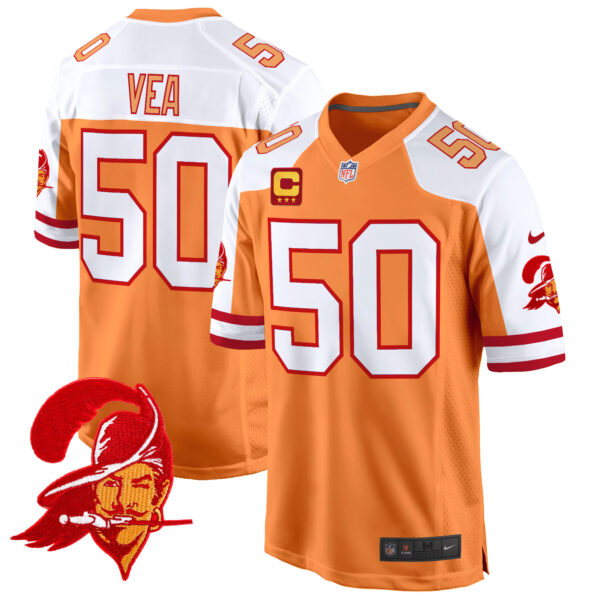Men's Tampa Bay Buccaneers Throwback Game Jersey - All Stitched - Image 6