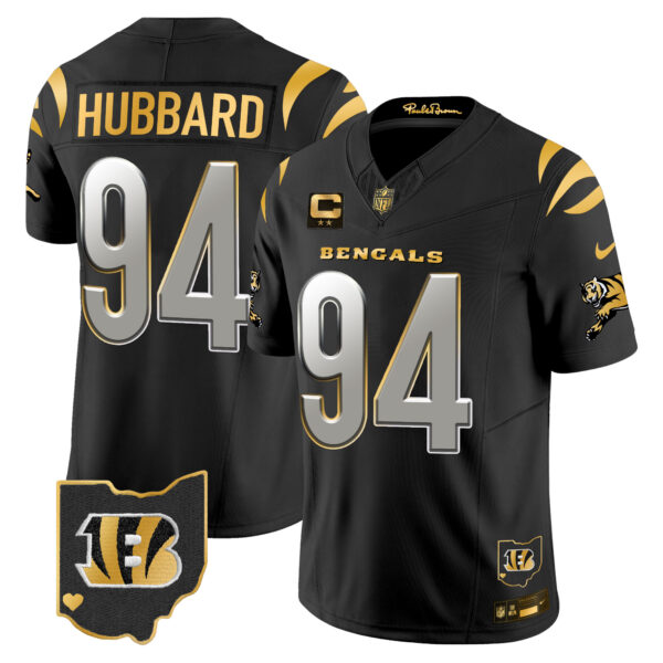 Men's Bengals 2024 Gold Vapor Limited Jersey - All Stitched - Image 24