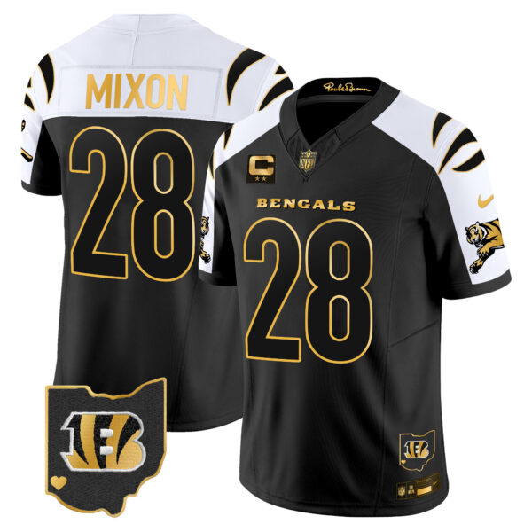 Men's Bengals 2024 Gold Vapor Limited Jersey - All Stitched - Image 4