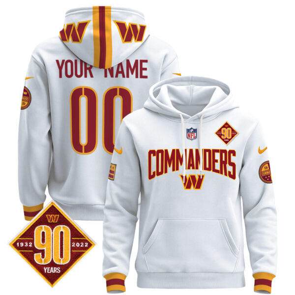 Washington Commanders 2024 Custom Pullover Hoodie V2- All Stitched - Image 5