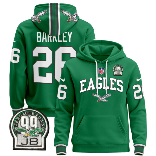 Men's Philadelphia Eagles 2024 Pullover Hoodie V2 - All Stitched - Image 17
