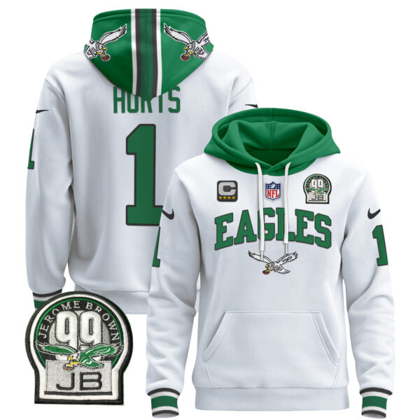 Men's Philadelphia Eagles 2024 Pullover Hoodie V2 - All Stitched - Image 27