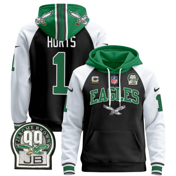 Men's Philadelphia Eagles 2024 Pullover Hoodie V2 - All Stitched - Image 3