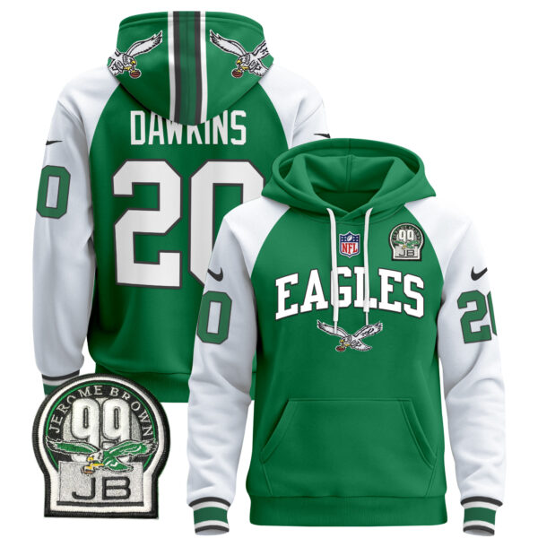 Men's Philadelphia Eagles 2024 Pullover Hoodie V2 - All Stitched - Image 16