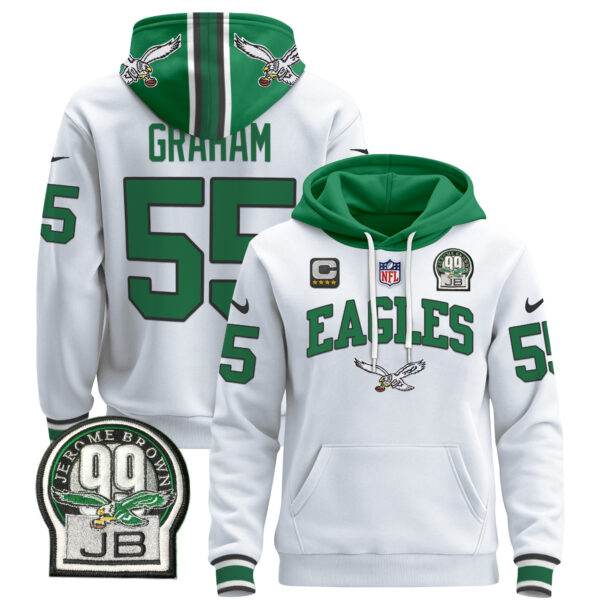 Men's Philadelphia Eagles 2024 Pullover Hoodie V2 - All Stitched - Image 31