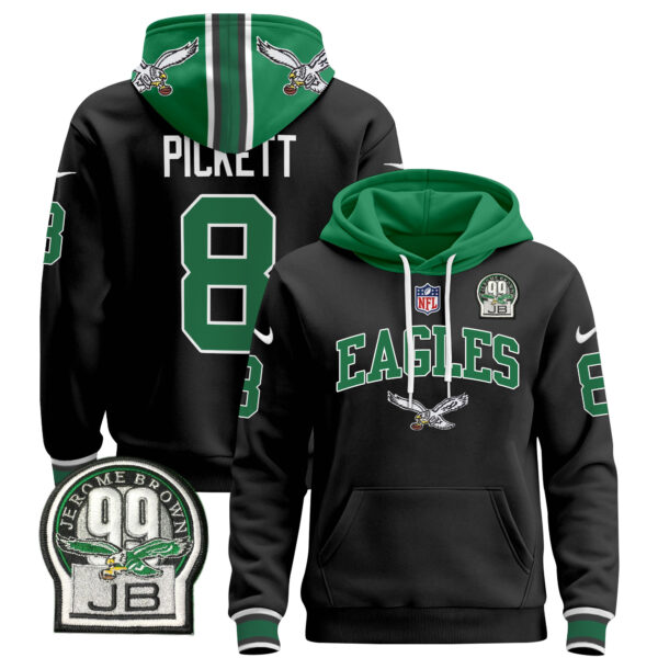 Men's Philadelphia Eagles 2024 Pullover Hoodie V2 - All Stitched - Image 34