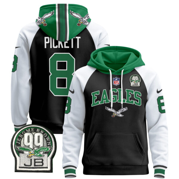 Men's Philadelphia Eagles 2024 Pullover Hoodie V2 - All Stitched - Image 2