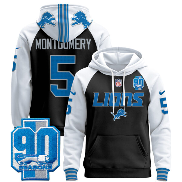 Men's Detroit Lions 2025 Pullover Hoodie V2 - All Stitched - Image 5