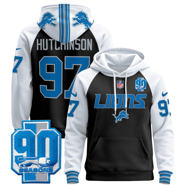 Men's Detroit Lions 2025 Pullover Hoodie V2 - All Stitched - Image 2