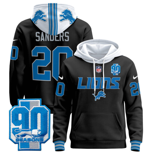 Men's Detroit Lions 2025 Pullover Hoodie V2 - All Stitched - Image 14