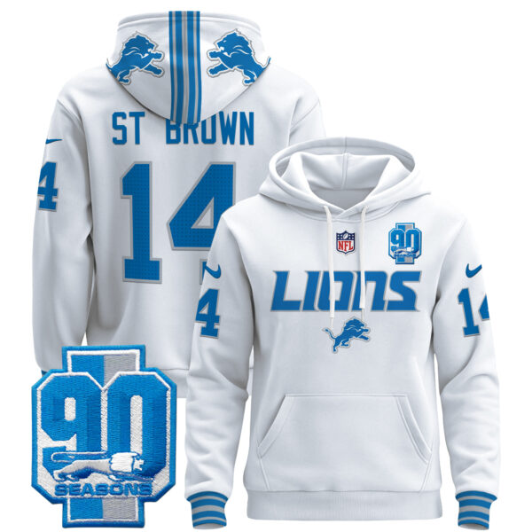 Men's Detroit Lions 2025 Pullover Hoodie V2 - All Stitched - Image 20