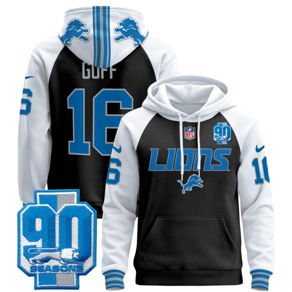 Men's Detroit Lions 2025 Pullover Hoodie V2 - All Stitched - Image 3