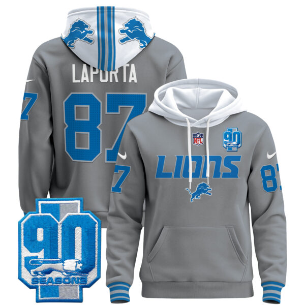 Men's Detroit Lions 2025 Pullover Hoodie V2 - All Stitched - Image 39
