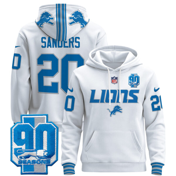 Men's Detroit Lions 2025 Pullover Hoodie V2 - All Stitched - Image 22