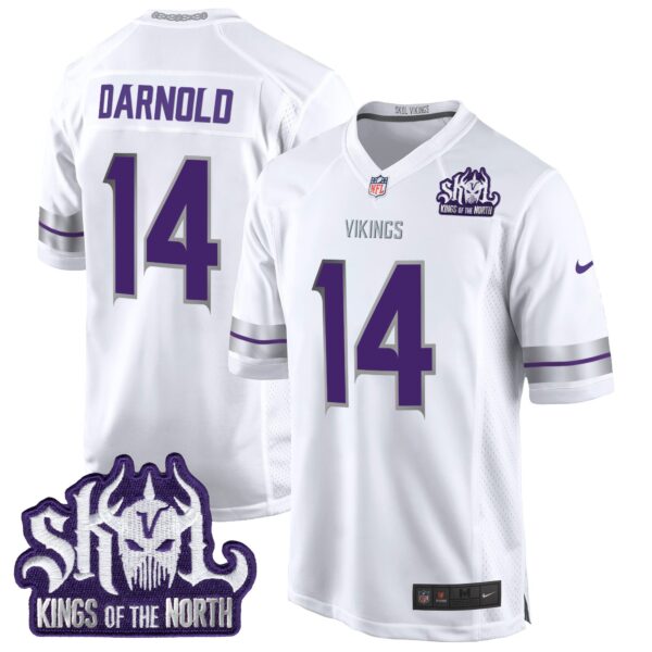 Men's Minnesota Vikings 2024 Winter Warrior Skol Patch Game Jersey - All Stitched - Image 10