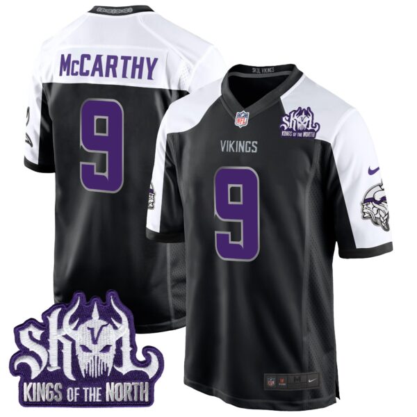 Men's Minnesota Vikings 2024 Winter Warrior Skol Patch Game Jersey - All Stitched - Image 21