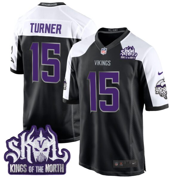 Men's Minnesota Vikings 2024 Winter Warrior Skol Patch Game Jersey - All Stitched - Image 22