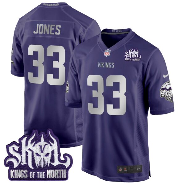 Men's Minnesota Vikings 2024 Winter Warrior Skol Patch Game Jersey - All Stitched - Image 41