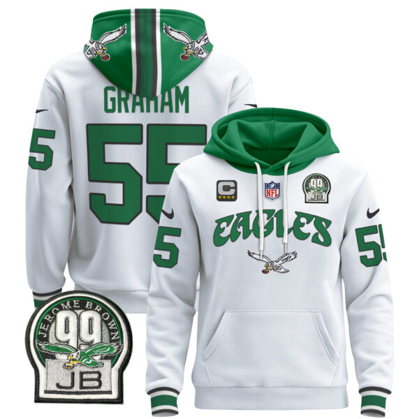 Men's Philadelphia Eagles 2024 Pullover Hoodie V3 - All Stitched - Image 31