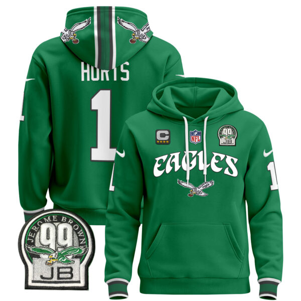 Men's Philadelphia Eagles 2024 Pullover Hoodie V3 - All Stitched - Image 19