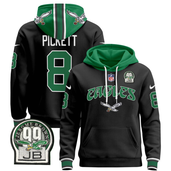 Men's Philadelphia Eagles 2024 Pullover Hoodie V3 - All Stitched - Image 34