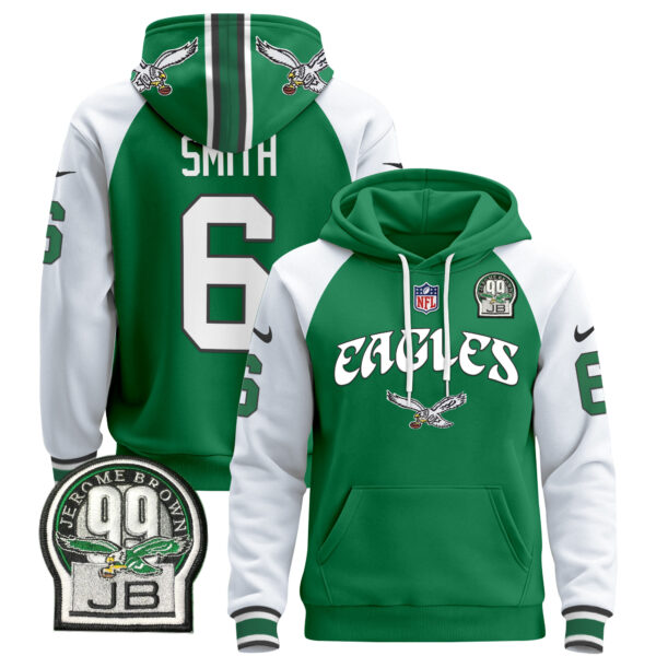 Men's Philadelphia Eagles 2024 Pullover Hoodie V3 - All Stitched - Image 13