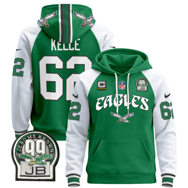 Men's Philadelphia Eagles 2024 Pullover Hoodie V3 - All Stitched - Image 12